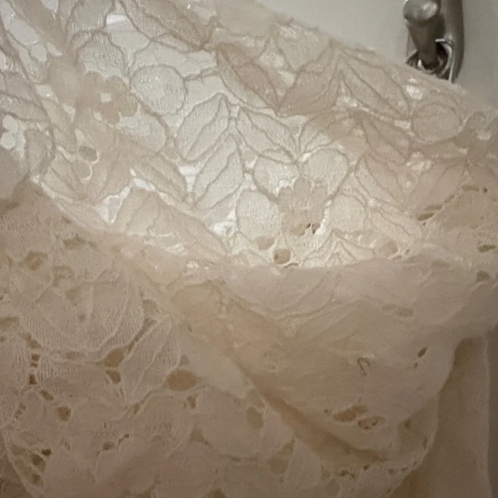 Target Cream Lace Scarf